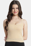 Bleeding Heart Cotton Camisole (Pack of 2) - Pink Beige — thumbnail 2